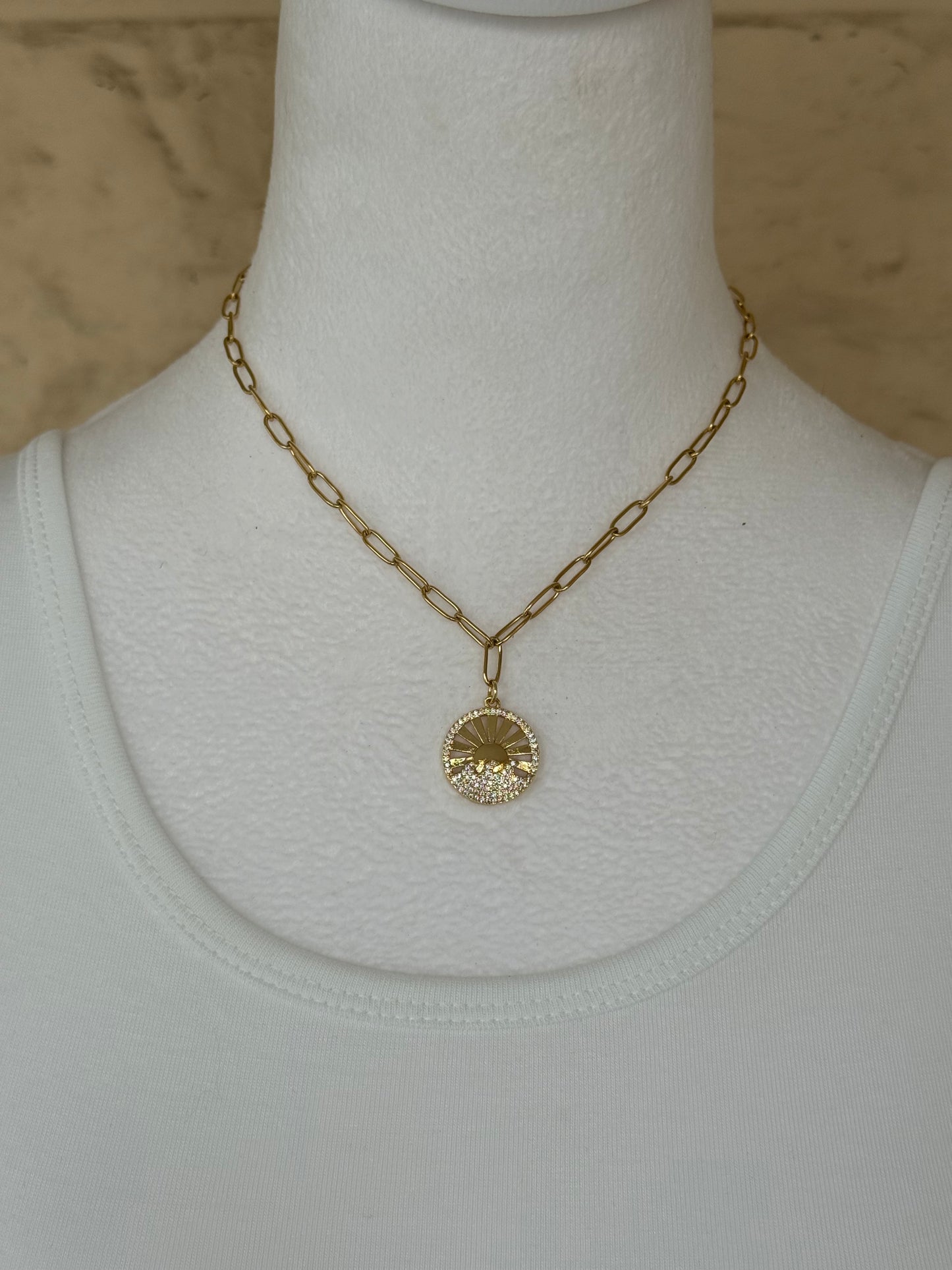 Sun & Wave Necklace
