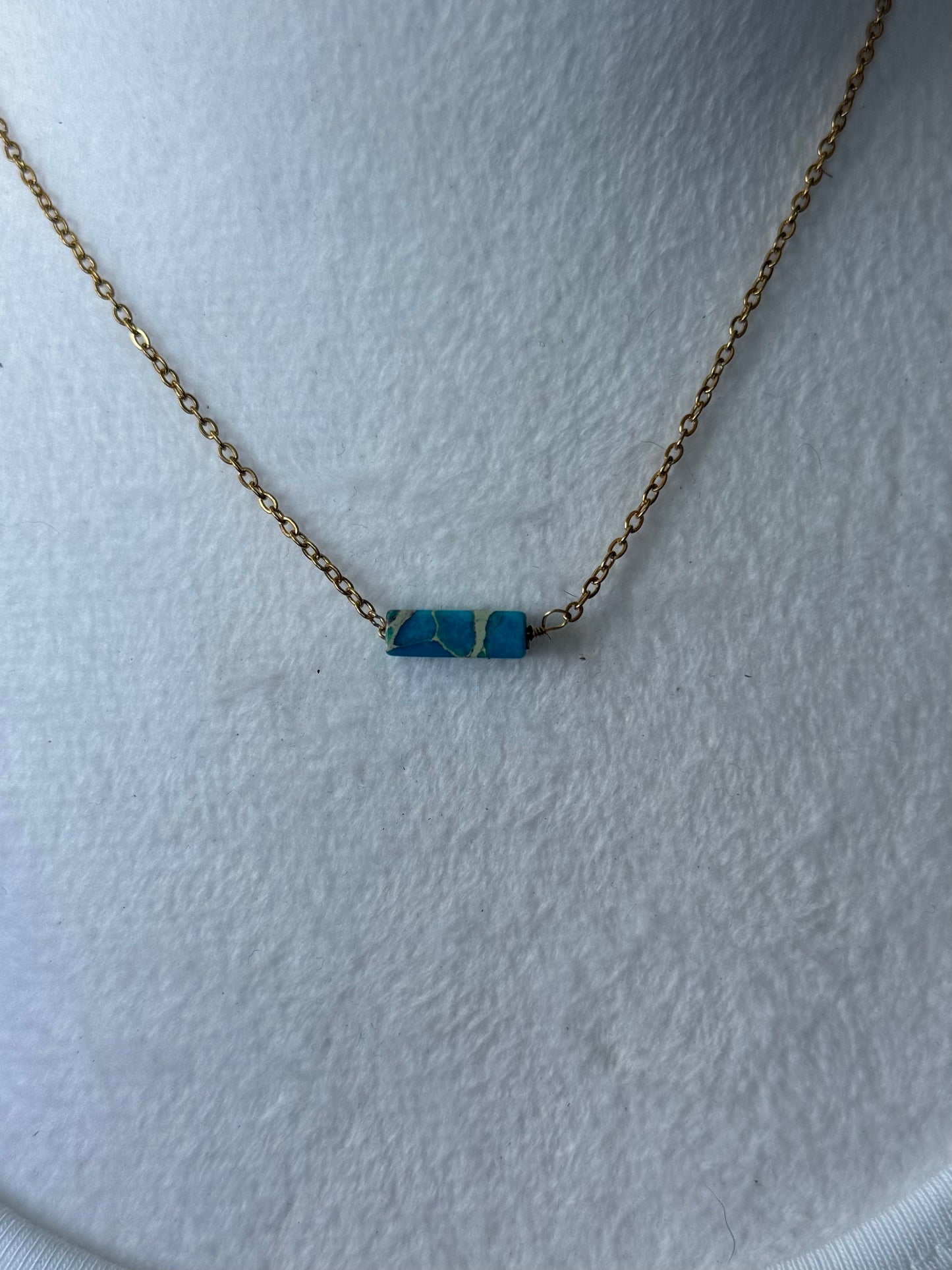 Blue Jasper Necklace