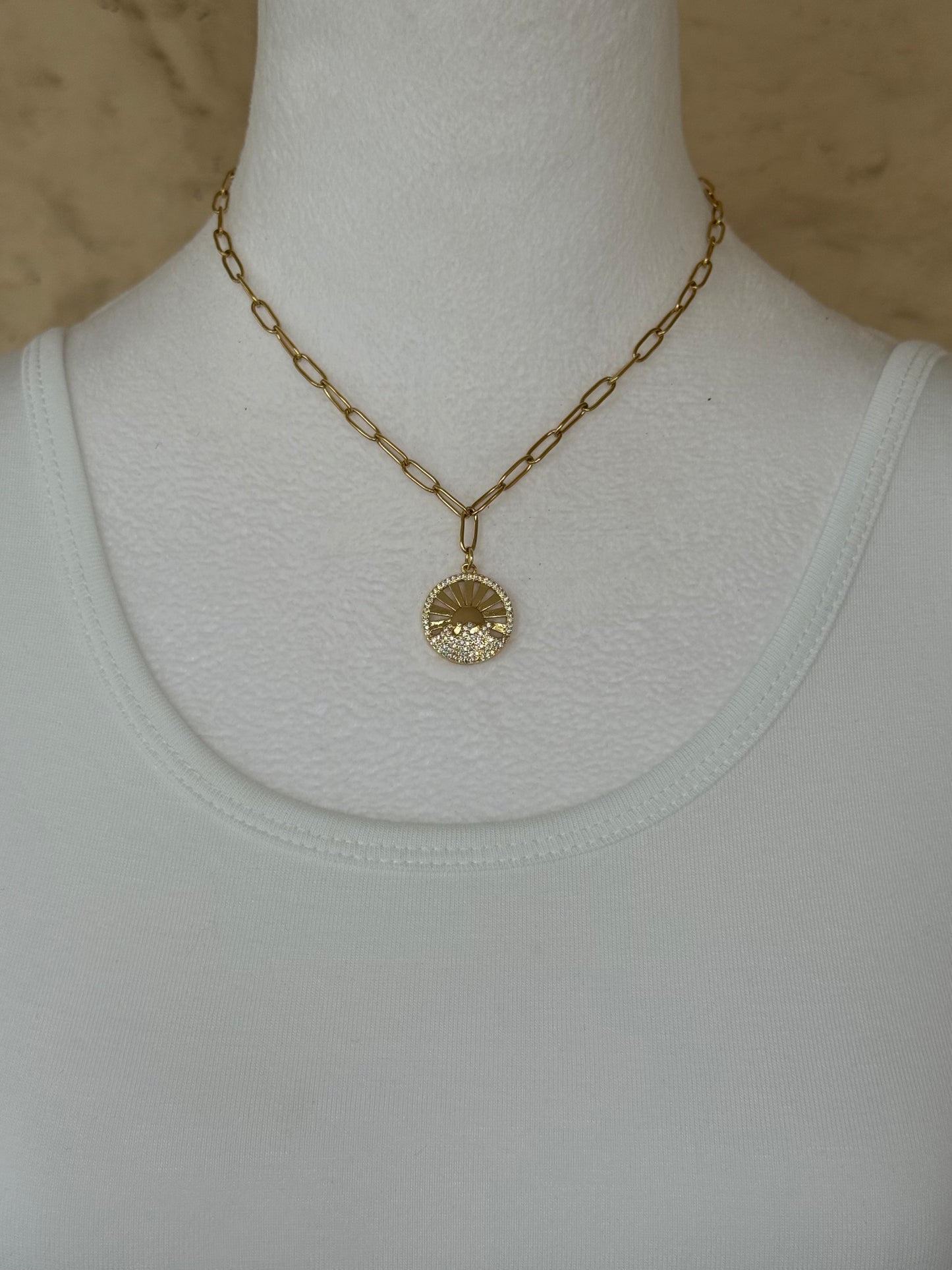 Sun & Wave Necklace