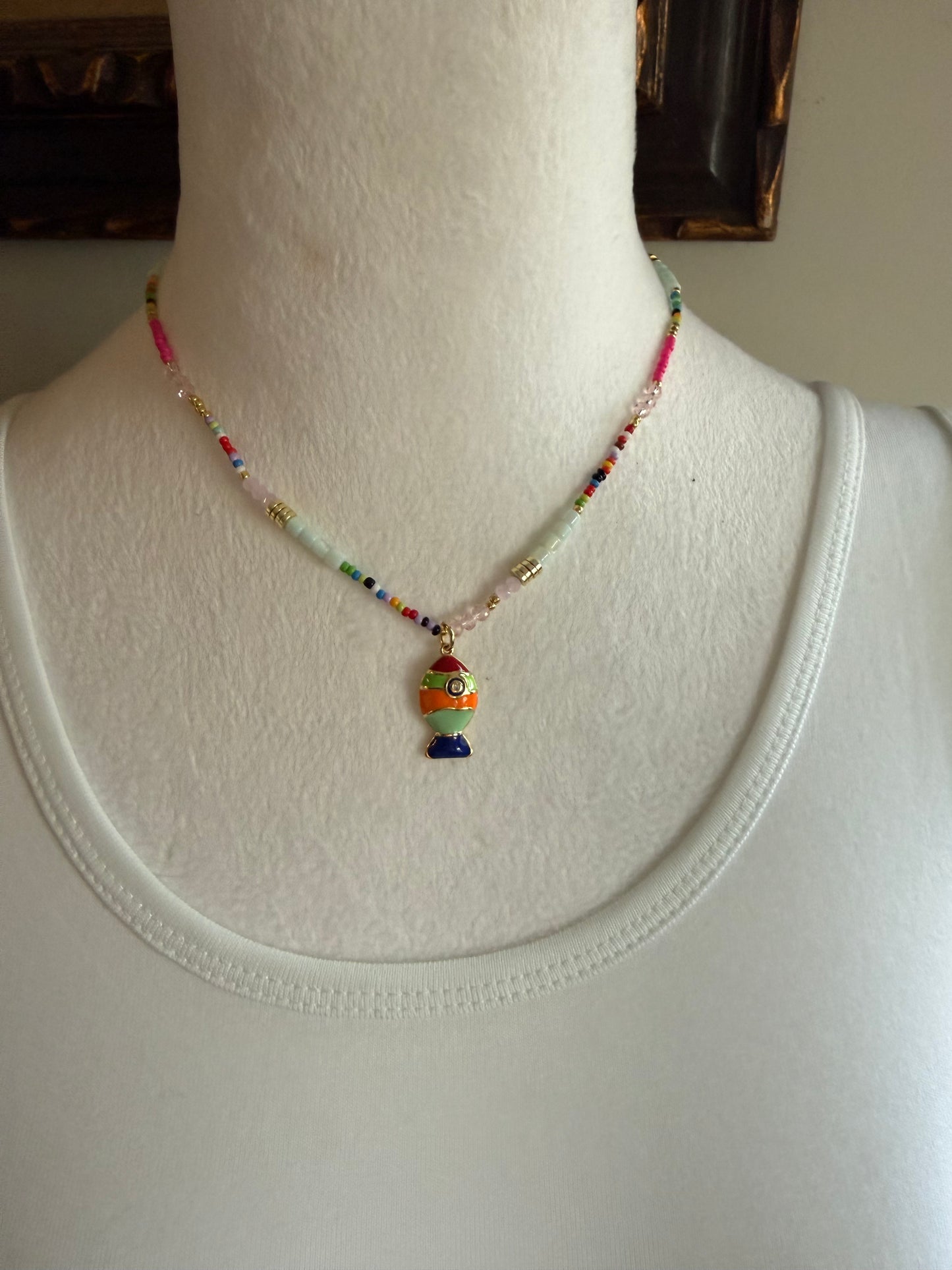 Rainbow Fish & Necklace